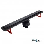 Лоток душевой PESTAN Confluo Frameless Line 450 Black Glass 13701202_Pest