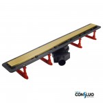 Лоток душевой PESTAN Confluo Frameless Line 850 Gold 13701224_Pest