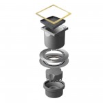 Трап точечный PESTAN Confluo Standard 15Х15 Vertical Ceramic Gold 13000168_Pest