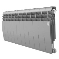Радиатор Royal Thermo BiLiner 350 /Silver Satin - 12 секц. RTBSS35012
