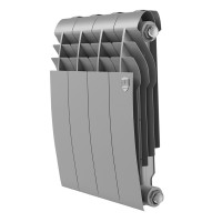 Радиатор Royal Thermo BiLiner 350 /Silver Satin - 4 секц. RTBSS35004