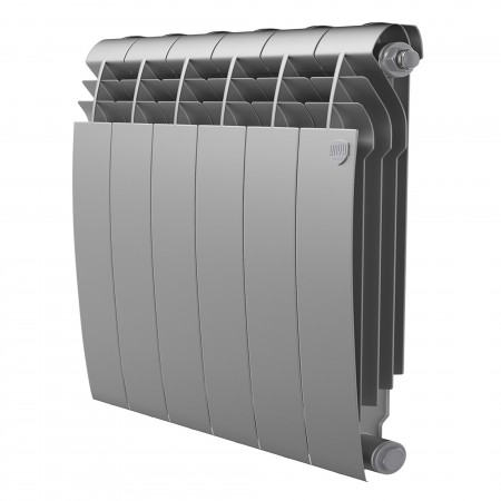 Радиатор Royal Thermo BiLiner 500 Silver Satin - 6 секц. RTBSS50006