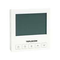 Термостат комнатный Teplocom TS-Prog-220/3A, проводной, прогр., реле 250В, 3А 913