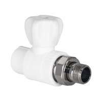Кран шаровой TEBO PP-R для радиатора 25х3/4 Кран шаровой TEBO PP-R для радиатора 25х3/4
