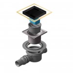Трап точечный PESTAN Confluo Standard 10Х10 Dry 2 Ceramic Gold 13000124_Pest