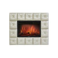 Каминокомплект: Очаг Electrolux EFP/P-3020LS с порталом Firelight Crystal 30 светлая экокожа