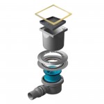 Трап точечный PESTAN Confluo Standard 15Х15 Ceramic 1 Gold 13000119_Pest