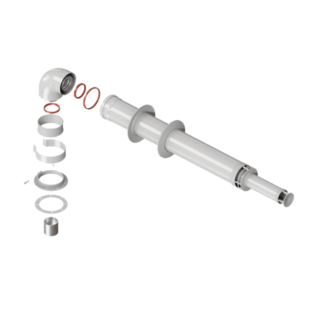 Комплект коаксиальный универсальный Royal Thermo АНТИЛЕД 60/100 - 1000мм RTF01.040