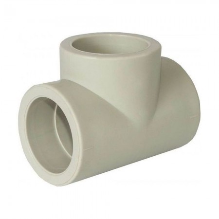 Тройник TEBO PP-R 75, TEBO, серый 31040108