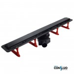 Лоток душевой PESTAN Confluo Frameless Line 950 Black Glass 13701207_Pest