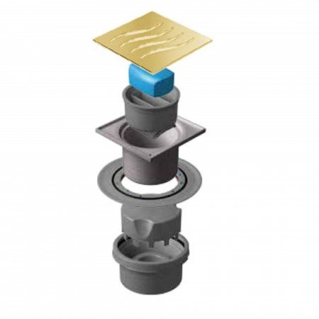 Трап точечный PESTAN Confluo Standard 10Х10 Vertical Dry Gold 13000179_Pest