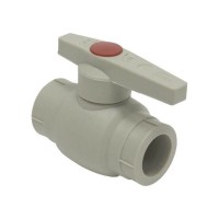 Кран шаровой TEBO PP-R 1v 63, серый 31060106 Кран шаровой TEBO PP-R 1v 63, серый 31060106