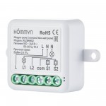 Модуль реле HOMMYN zigbee 2 канала (без нейтрали) RLZBNN02 RLZBNN02