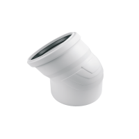 Отвод диаметром 40/45гр REHAU RAUPIANO PLUS 11230841002