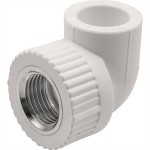 Угольник THERMOLIGHT комбинированный PP-R ВР 20х1/2" белый (20/200)