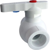 Кран Lammin шаровый PPR 50 PREMIUM 6/2 белый Кран Lammin шаровый PPR 50 PREMIUM 6/2 белый