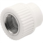 Муфта THERMOLIGHT комбинированная PP-R ВР 20х1/2" белый (20/240)