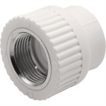 Муфта THERMOLIGHT комбинированная PP-R ВР 25х3/4" белый (10/180)