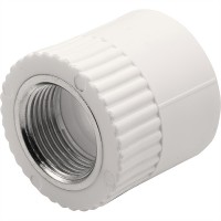 Муфта THERMOLIGHT комбинированная PP-R ВР 32х3/4" белый (10/140)