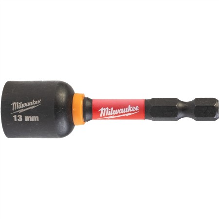 Насадка торцевая Milwaukee 1/4" HEX SHOCKWAVE 13x65мм