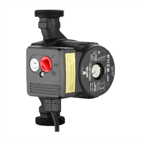 Насос PUMPMAN циркуляционный GRS25/4 (Pmax-85Вт, Hmax-4м, Qmax-50л/мин, 180мм, с гайками и кабелем)