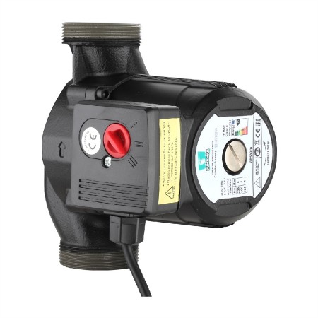 Насос циркуляционный PUMPMAN GRS15(Pmax-90Вт,Hmax-6м, Qmax-40л/мин,130мм, с гайками и кабелем)