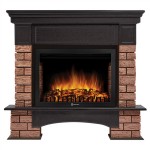 Портал Firelight Forte Wood 25 камень темный, шпон венге