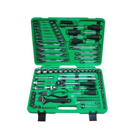 Набор слесарного инстр-та в чем. 96предм. 1/4",1/2" 6гр. TOPTUL (GCAI9601)