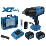 Аккум. ударный гайковерт BULL SC 1810 Xcase, XLTpro, БЕСЩЕТ., 18 В, 1500 Н*м, 3/4", 2х6 А*ч, з/у 6 А
(Масса: 3,92 кг;)