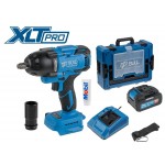 Аккум. ударный гайковерт BULL SC 1807 Xcase, XLTpro, БЕСЩЕТ., 18 В, 750 Н*м, 1/2", 1х4 А*ч, з/у 4 А
(вес 2,24 кг)