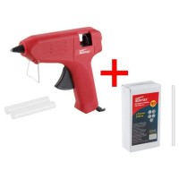 Пистолет клеевой WORTEX GG 1140-2 в блистере + 2 клеевых стержня+АКЦИЯ
(+Клеевые стержни WORTEX -скидка на комплект 15%)