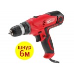 Дрель-шуруповерт WORTEX DR 1023 в кор.
(400 Вт, патрон БЗП, 30 Нм, шурупы до 10 мм, сетевой шнур 6 м)