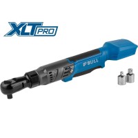 Аккум. угловая трещотка (гайковерт) BULL CRW 9020 в кор. 90 Нм, 0-200 об/мин., LED
(внешний квадрат, 1/2", 1.18 кг)