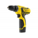 Аккум. дрель-шуруповерт MOLOT MBD 1213 Li в кор.
(12.0 В, 1 акк., 1.3 А/ч Li-Ion, 1 скор., 15 Нм, шурупы до 6 мм)
