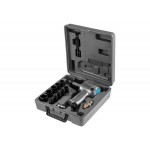 Пневмогайковерт 1/2" DGM DTW-7012 с лубрикатором и головками
(580 Нм; Ударный мех-м: twin hammer; 7000 об/мин; Макс.резьба: М18; 220 л/мин;)