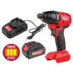 Аккум. ударный гайковерт WORTEX CWR 0118 в кор. ALL1 + АКЦИЯ (комплект с АКБ и ЗУ со скидкой)
(18.0 В, АКБ И ЗУ в комплекте со скидкой, внутр. шестигр. 1/4 ", 160 Нм, вес 1.4 кг)