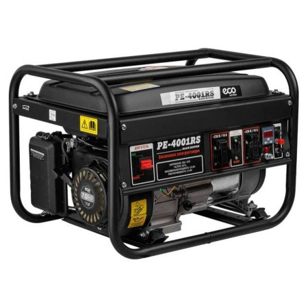 Электростанция (генератор бензиновый) ECO PE-4001RS ("Black Edition")
(2.8 кВт, 230 В, бак 15.0 л, вес 38 кг)