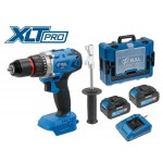 Аккум. дрель-шуруповерт BULL SR 1802 Xcase, XLTpro, БЕСЩЕТ., 18 В, 80 Н*м, 2*4 А*ч, БЗП 13 мм
(шурупы до 10 мм)
