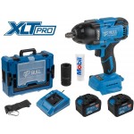 Аккум. ударный гайковерт BULL SC 1807 Xcase, XLTpro, БЕСЩЕТ., 18 В, 750 Н*м, 1/2", 2х6 А*ч, з/у 6 А
(вес 2,24 кг)