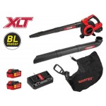 Аккум. воздуходувка WORTEX BB 2536-1 D в кор. ALL1 XLT SET БЕСЩЁТ.ДВИГ., 18В+18В, 2акб, 4 Ач, мак
(36 В (2х18 В), макс.объем возд. потока 550 м куб/ч, функция пылесоса с мульчированием, БЕСЩЁТ. ДВ)