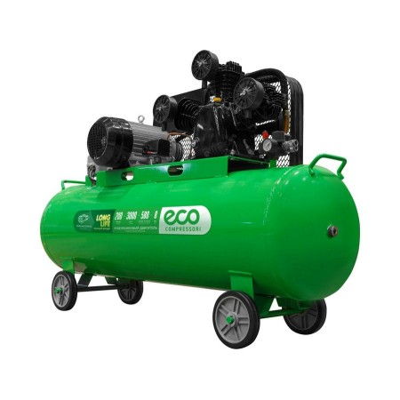 Компрессор ECO AE-2005-2 ременной
(580 л/мин, 8 атм, ременной, масляный, ресив. 200 л, 380 В, 3.00 кВт)