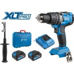 Аккум. дрель-шуруповерт BULL SR 1805 в чем. XLTpro, 2х4 А*ч, БЕСЩЕТ., 18 В, 120 Н*м, БЗП(мет.) 13 мм
(Доп. функции: Ударное сверление, "AntiKickback", режим "TURBO")