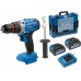 Аккум. дрель-шуруповерт BULL SR 1802 Xcase, XLTpro, БЕСЩЕТ., 18 В, 80 Н*м, 2*4 А*ч, БЗП 13 мм
(шурупы до 10 мм)