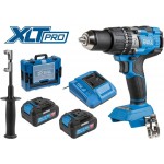 Аккум. дрель-шуруповерт BULL SR 1805 Xcase XLTpro, 2х4 А*ч, БЕСЩЕТ., 18 В, 120 Н*м, БЗП(мет.) 13 мм
(Доп. функции: Ударное сверление, "AntiKickback", режим "TURBO")