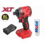 Аккум. ударный гайковерт/винтоверт WORTEX CWR 0218 в кор. XLT SOLO БЕСЩЕТ., 18 В, 220 Н*м
(внутр. шестигр. 1/4", вес 0,92 кг)
