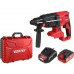 Аккум. перфоратор WORTEX CRH 1824-2 в чем. ALL1 XLT SET БЕСЩЕТ., 18 В, 2.6 Дж, 26 мм, 1х4 А*ч
(вес 2.4 кг, 4 режима)