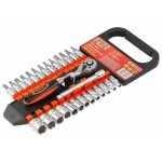 Набор головок и бит 28пр. 1/4" PRO STARTUL (PRO-42814)
(6 граней)
