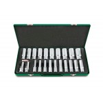 Набор головок 1/2" глубокие 8-32мм 22предм. 6гр. метал.кейс TOPTUL (GAAD2202)