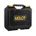 Аккум. дрель-шуруповерт MOLOT MBD 1820 Li в чем.
(БЕСЩЁТ., 18 В, 2 акк., 2 А/ч Li-Ion, 2 скор., 50 Нм. Совместима с WORTEX XLT!)