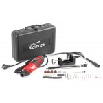 Гравер электрический WORTEX MG 3218 E в чем. + аксессуары 180 вт, 8000-35000 об мин, цанга 3.2 мм
(в чем.+ 40 аксесс., гибкий вал, держатель)
